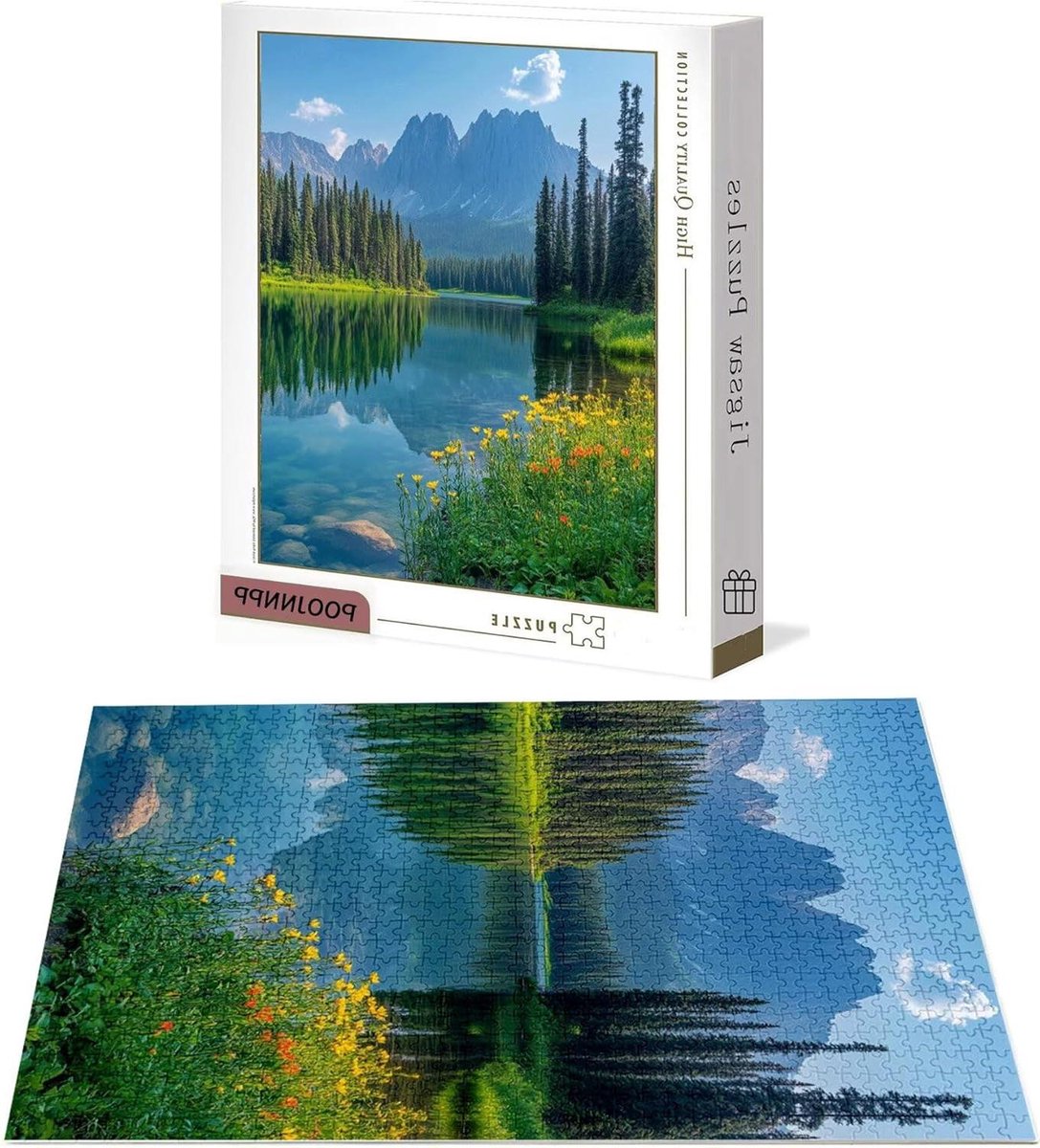 Legpuzzel Volwassenen - Houten Puzzel - Ontspanning Thuis - Met Poster - 122 x 81 cm - Meer