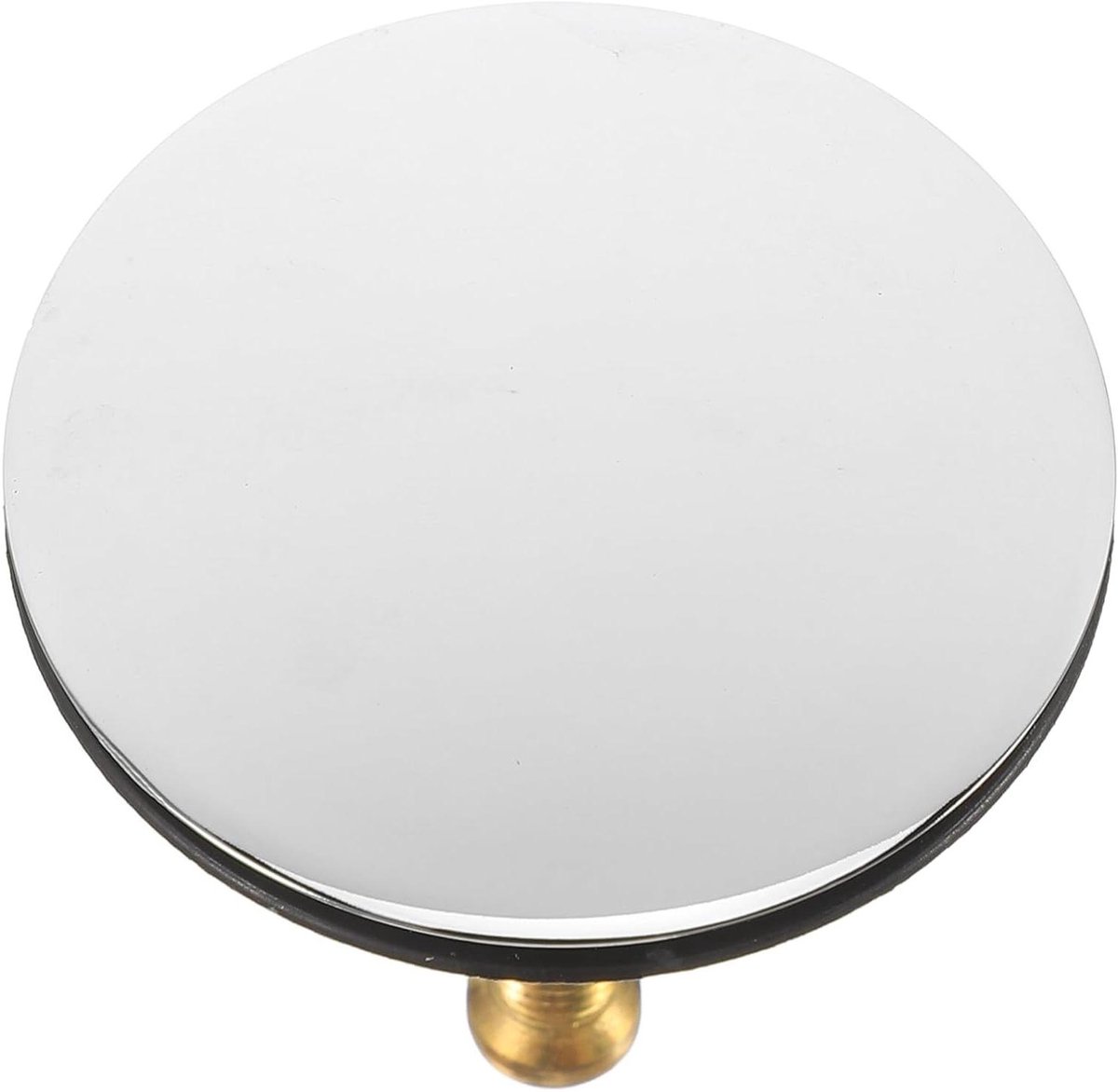 Badkuip Afvoerstop - Badstop Vervanging - Badkamer Afvoer Dichten - Verstelbare Hoogte - 44-55 mm - Zilver
