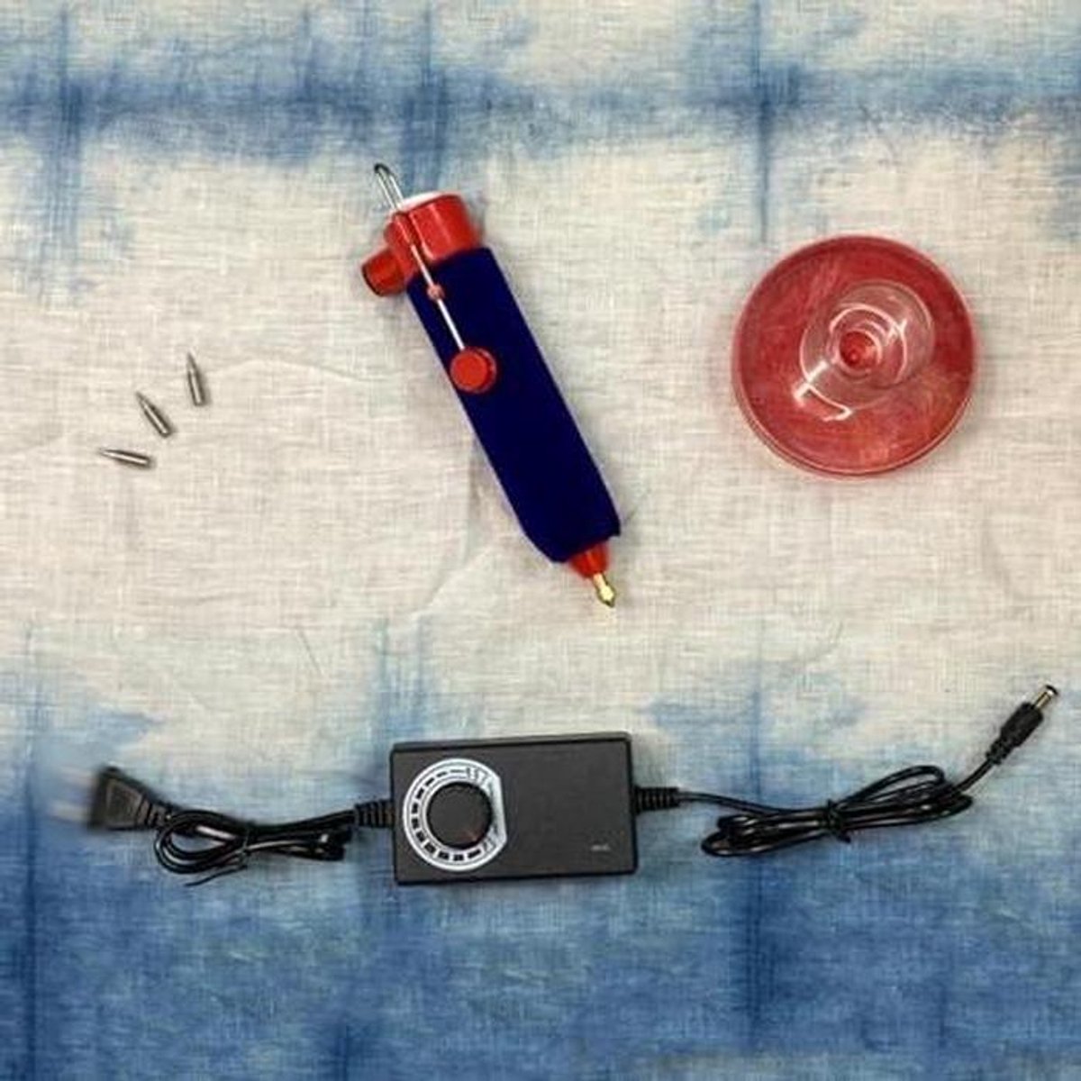 Elektrische Wax Pen - Batik Pen Ambachtelijke Tool - Stof en Klei Decoreren - Instelbare Temperatuur - 1 kg