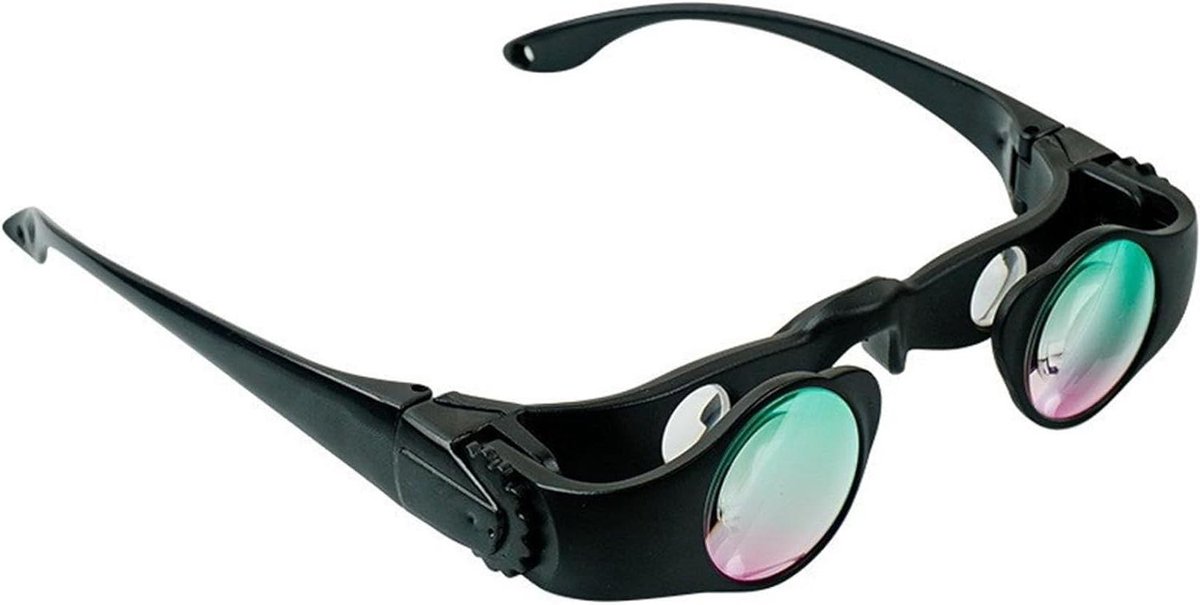 Vergrootbril - Verstelbare bril - Gedetailleerd Zien - Handsfree Vergroting - 14.7x14.5x3 cm - Zwart