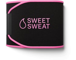 Sweet Sweat Waist Trimmer - Waist Trainer - Afslankband - Waist Shaper - Sauna Belt Roze | Size: XL