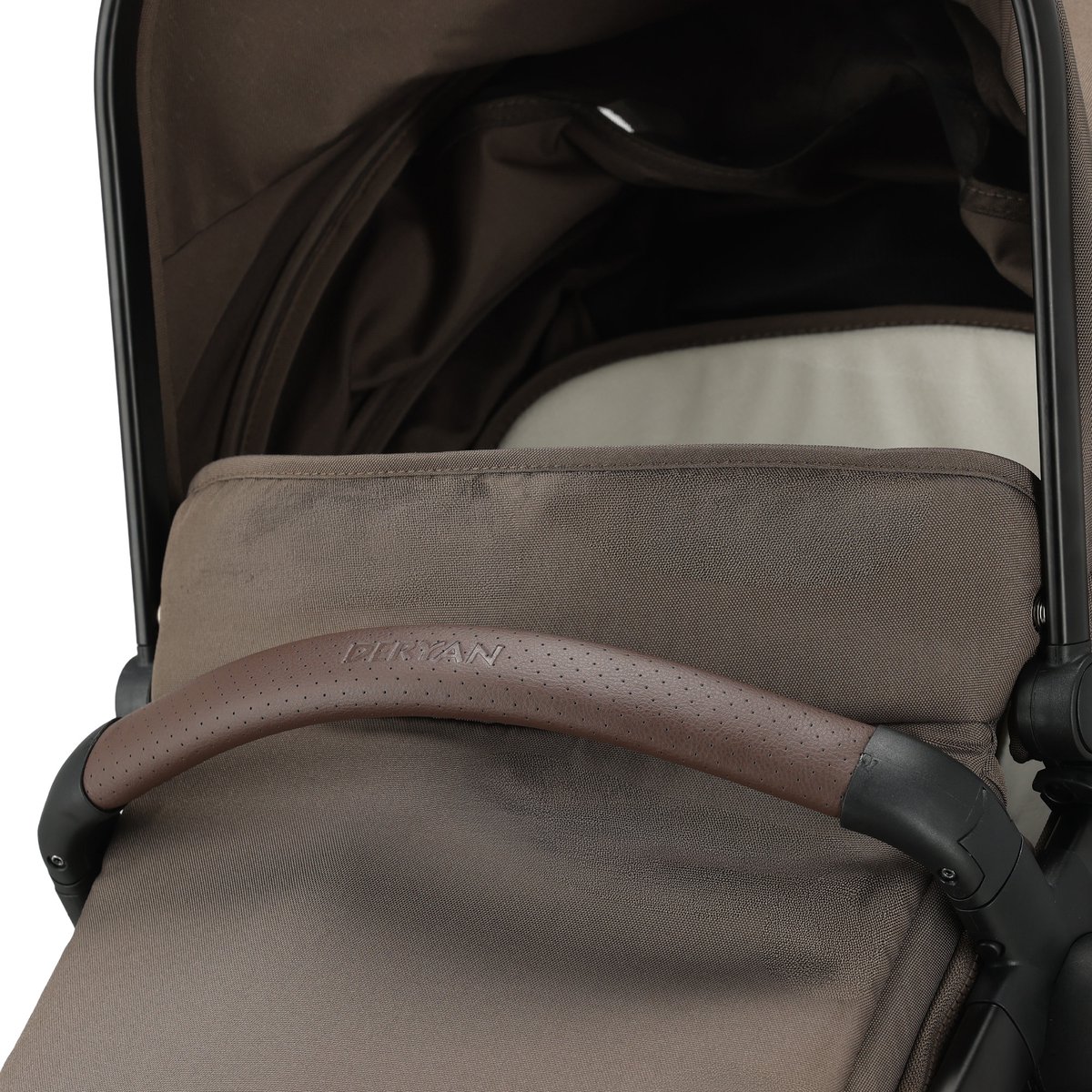 Deryan Noa 3-in-1 Kinderwagen Hazel: reiswieg, wandelwagen thumbnail 6