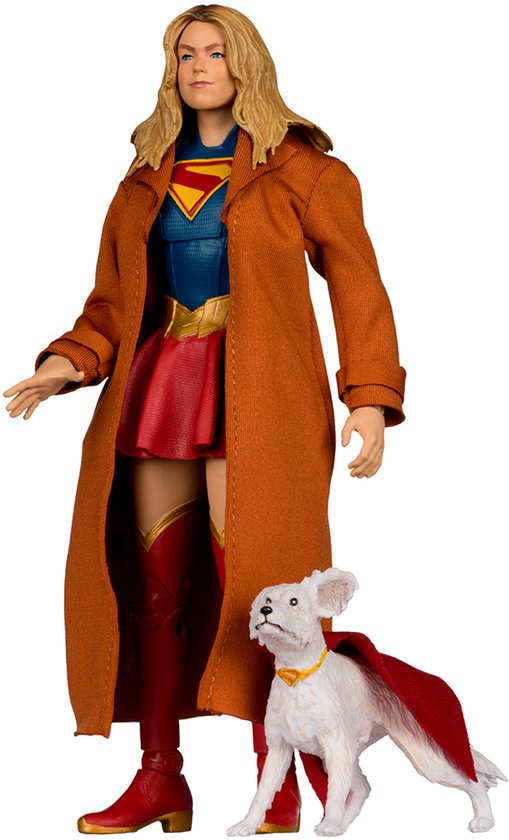 McFarlane Toys DC Multiverse - Actiefiguur - Supergirl & Krypto (Supergirl Movie) Gold Label Deluxe Theatrical Edition 18 cm