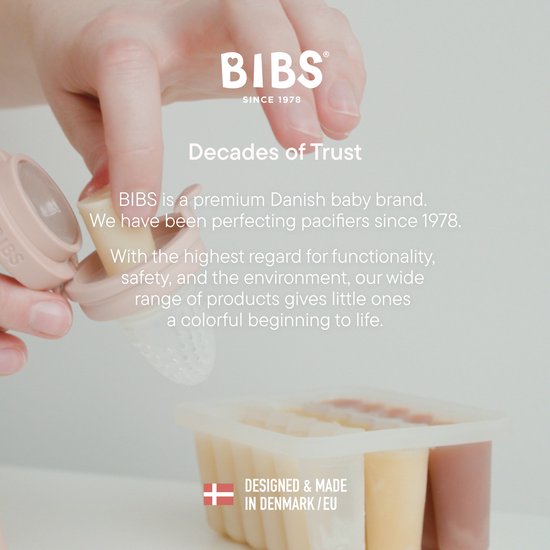 BIBS Babyvoeding Voedselbakje voor Eenvoudige Opslag, Compatibel met BIBS Voedsel Feeder, Lekvrij, Siliconen Bodem, Inclusief Deksel, BPA-vrij - Ideaal voor Moedermelk, Purees, Smoothies - Ivory van Merkloos — afbeelding 3