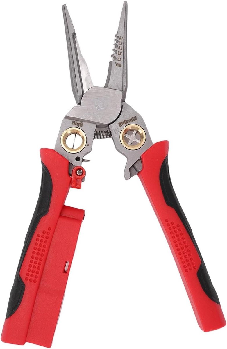 Draadstripper - Tang Kabelstripper - Elektrisch Werk - 8-in-1 Functies - 25 mm - Grijs