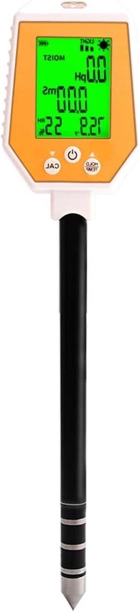 Bodemtester 6-in-1 - Bodemmeter PH EC - Planten Verzorgen - Hoge Nauwkeurigheid - 6 Functies - One Color