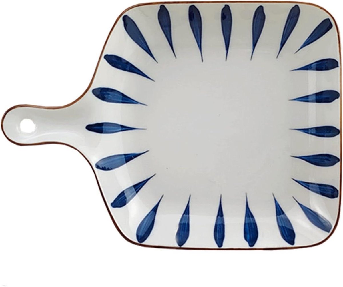 Ovenschaal Vierkant - Bakvorm Keramiek - Bakken en Serveren - Met Handvat - 16 x 16.5 cm - Wit