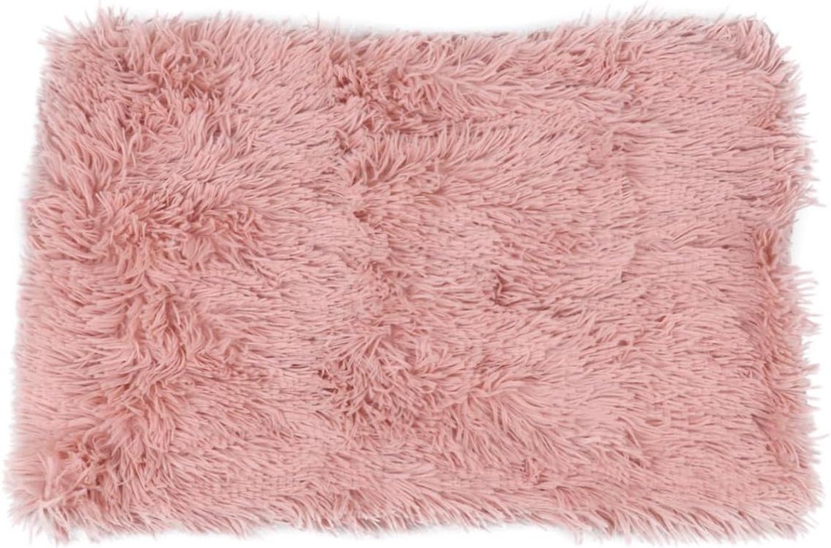 Huisdier Dekentje - Katten Deken Hond - Huisdier Warm Houden - Zacht Pluche Materiaal - 78 x 54 cm - Roze