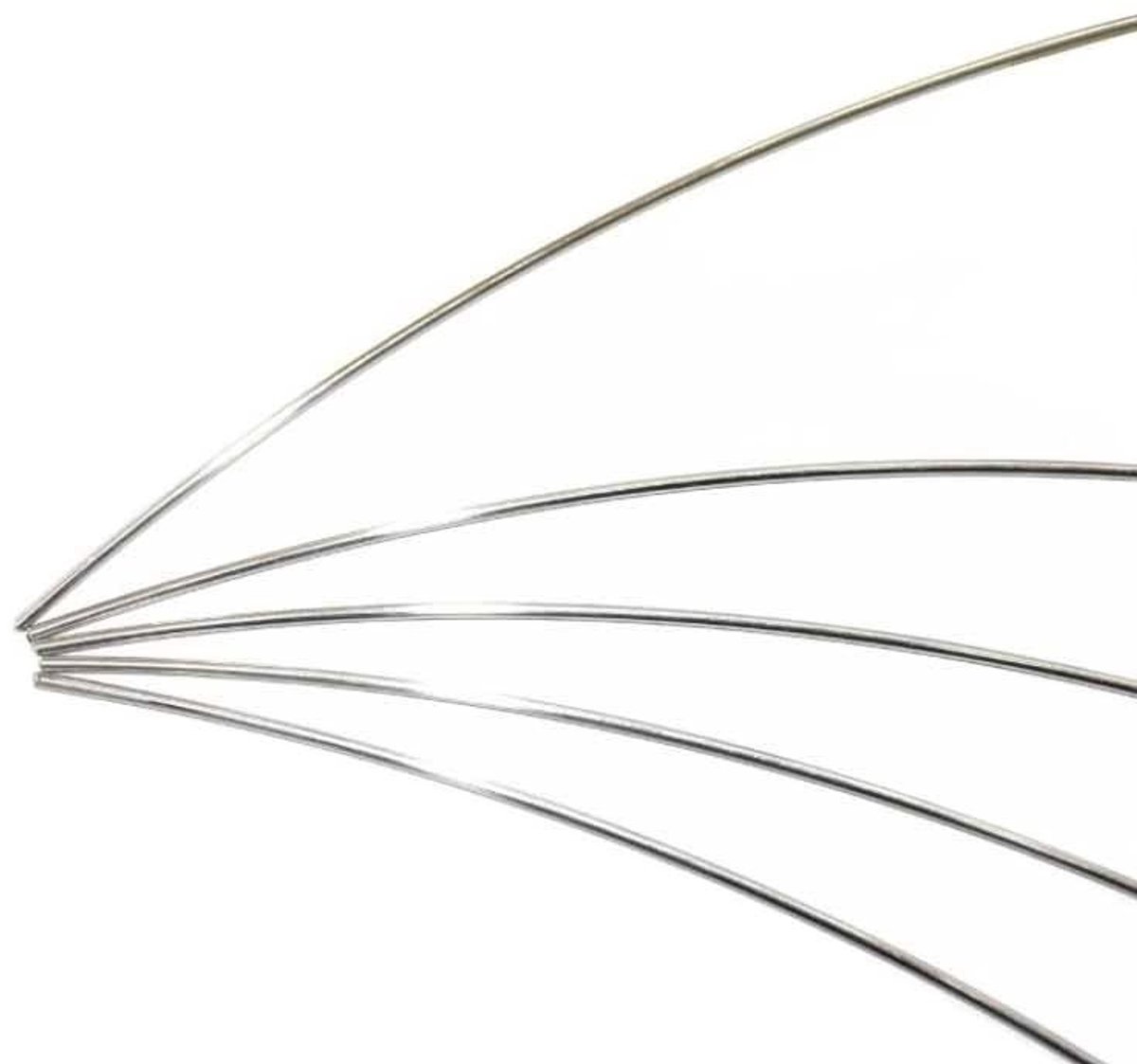 Roestvrij Staal Draad - Verenstaal Flexibel - Klusprojecten Uitvoeren - Corrosiebestendig Materiaal - 10 meter 15 mm - Zilverkleurig
