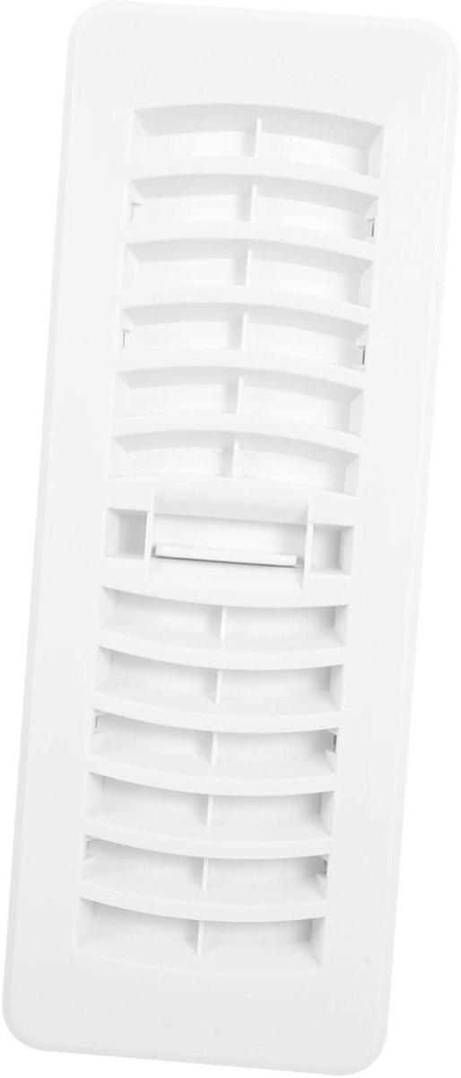 Vloerventilatierooster - Ventilatieopening Plafond - Luchtstroom Reguleren - Beloopbaar Deksel Ontwerp - 28.20x10.50x3.70cm - Wit