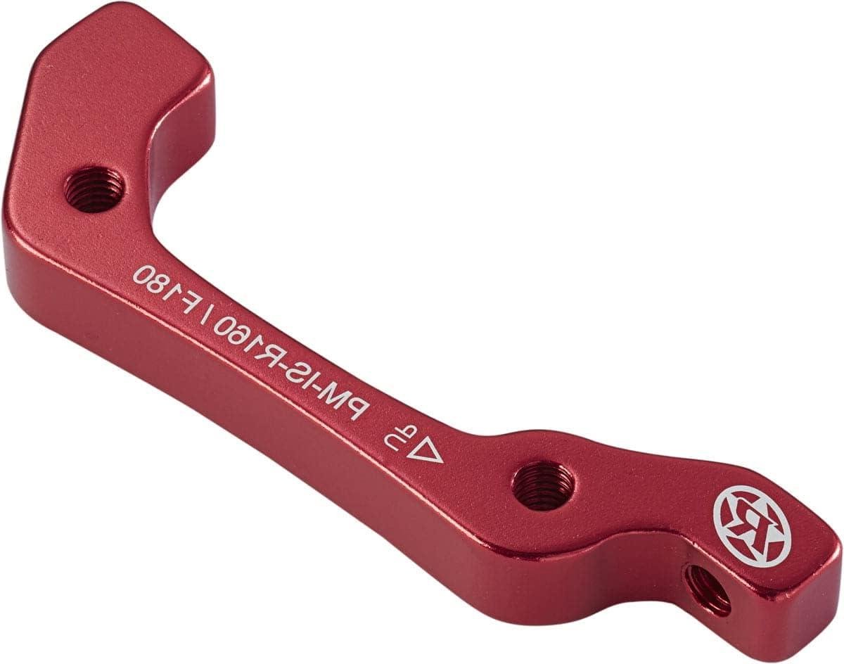 Remadapter - Schijfrem adapter - Fietsbevestiging - 2-in-1 ontwerp - 160/180mm - Rood