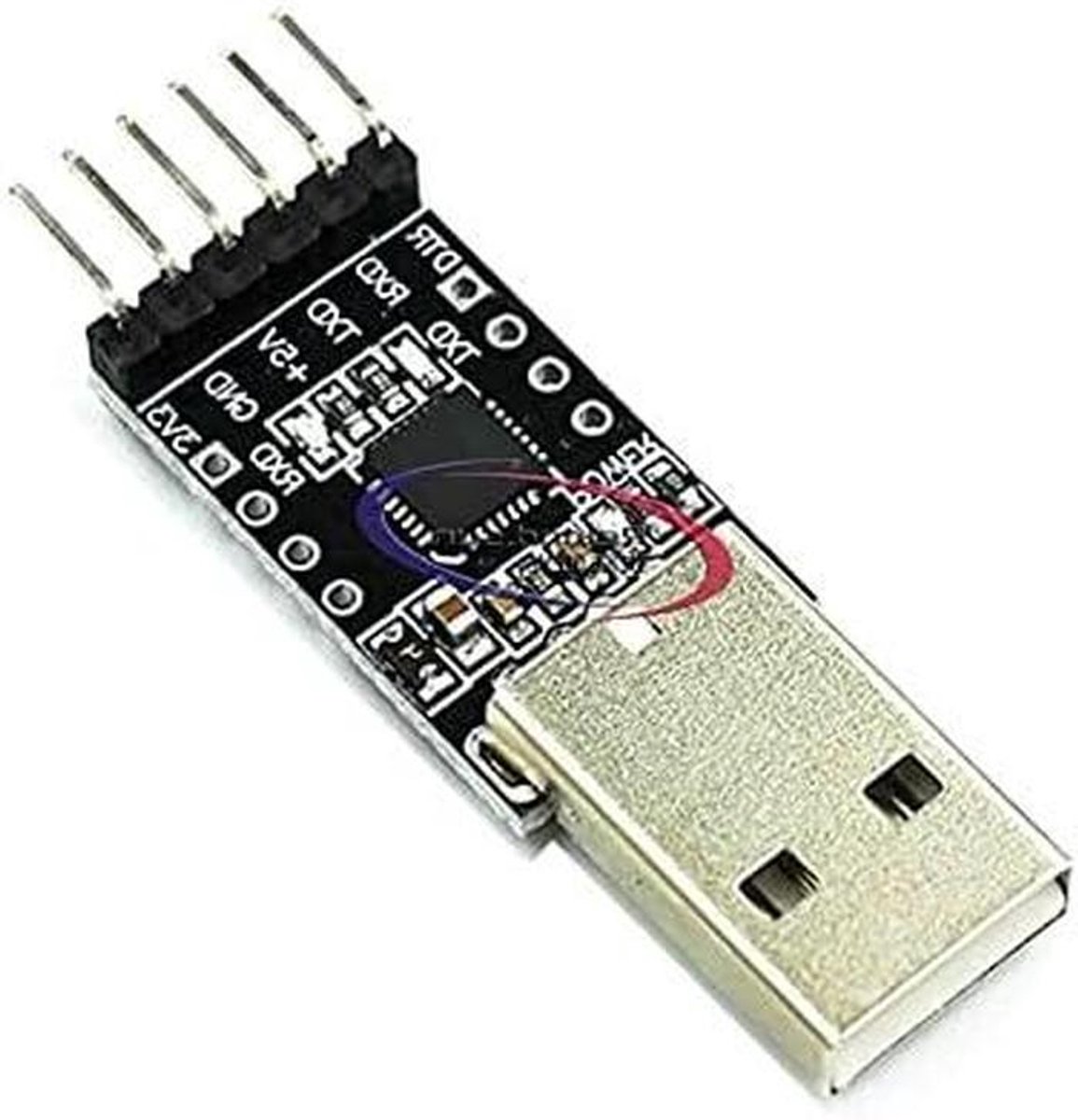 Seriële Converter - Module Adapter - Data Overzetten - CP-2102 Chip - 6PIN - Zwart
