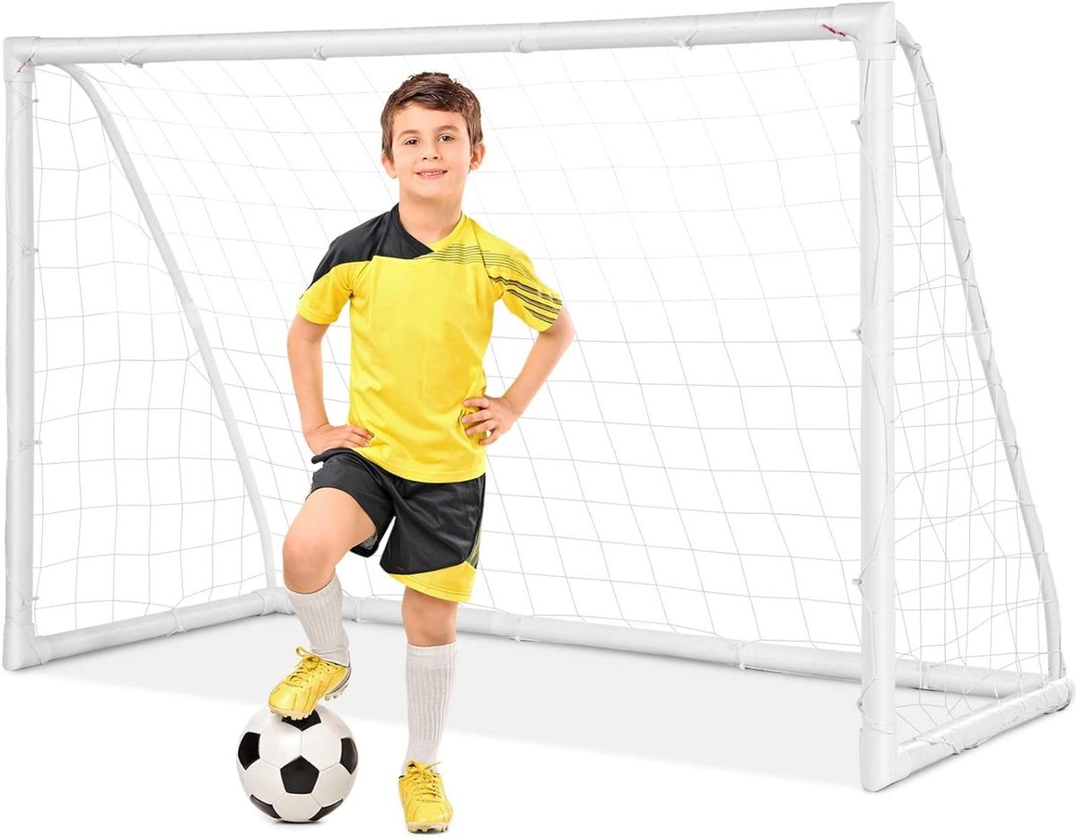 1200x934.jpg Voetbaldoel - Trainingsdoel - Kindertraining - Weerbestendig - 183 cm - Wit - Afbeelding 1
