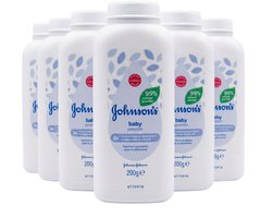 Johnson's Babypoeder Talkpoeder (Voordeelverpakking) - 6 x 200 g