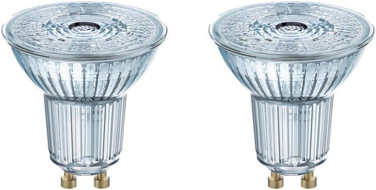 LED Reflectorlamp - Spotlamp GU10 - Accentverlichting - Direct 100% licht - 2.6 Watt - Warm wit