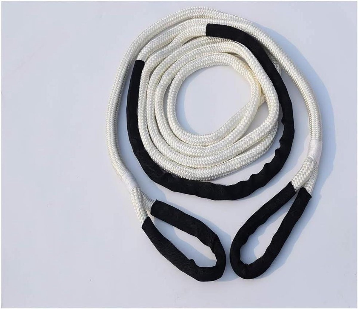 Sleepkabel - Kinetisch Touw - Voertuig Berging - Water- en Schuurresistent - 3/4" X 20Ft - Wit