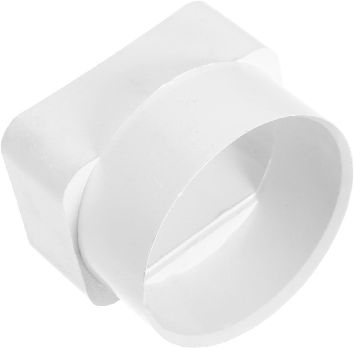 Regenpijp Adapter - Regenafvoer Connector - Regenwater Opvangen - Efficiënte Waterafvoer - 8.4 x 8 x 6.4 cm - Beige