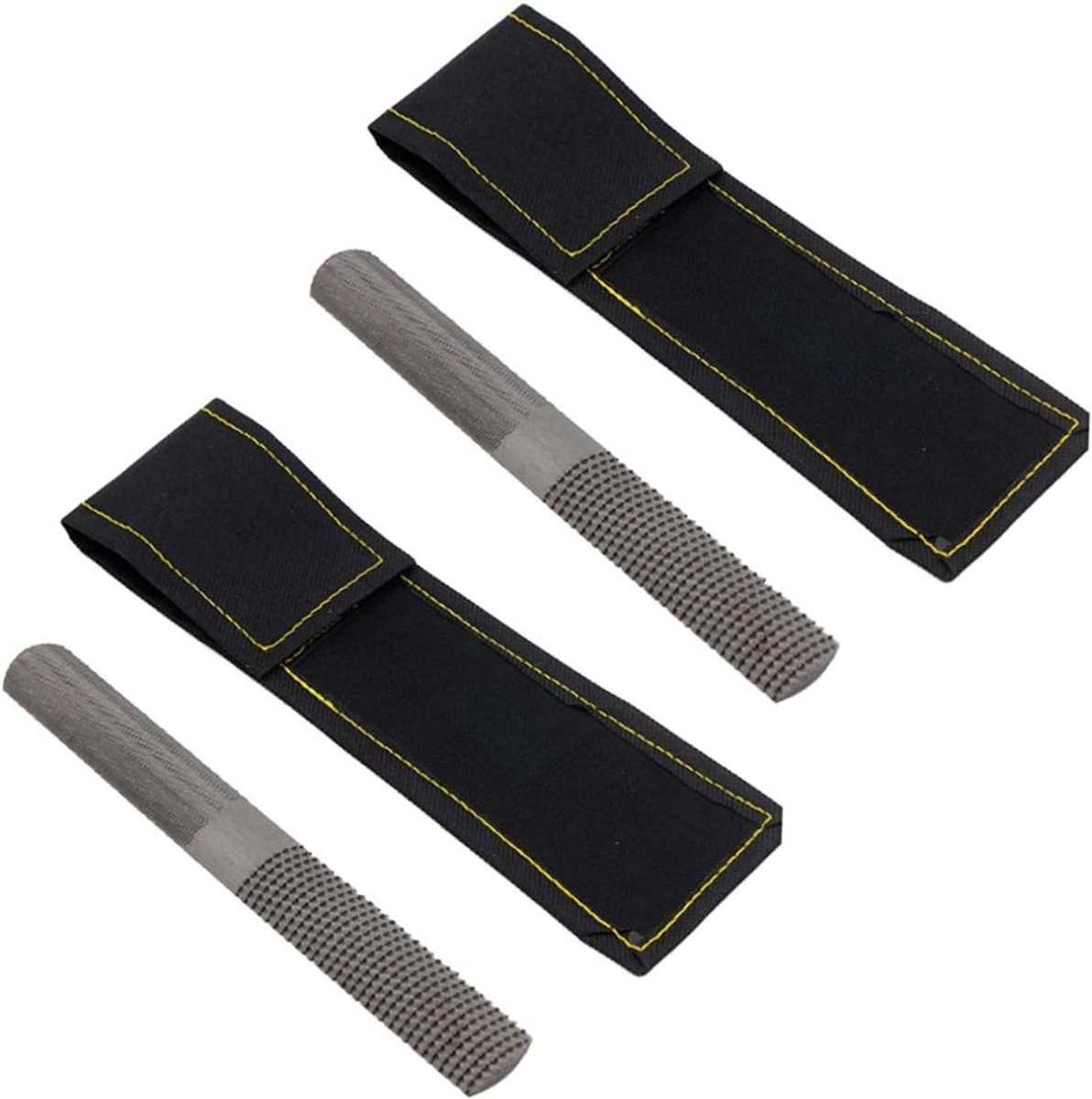 Houtrasp Set - Vijl Gereedschap - Vormen en Graveren - Ergonomische Grip - 20 x 2.2 CM - Zoals Getoond