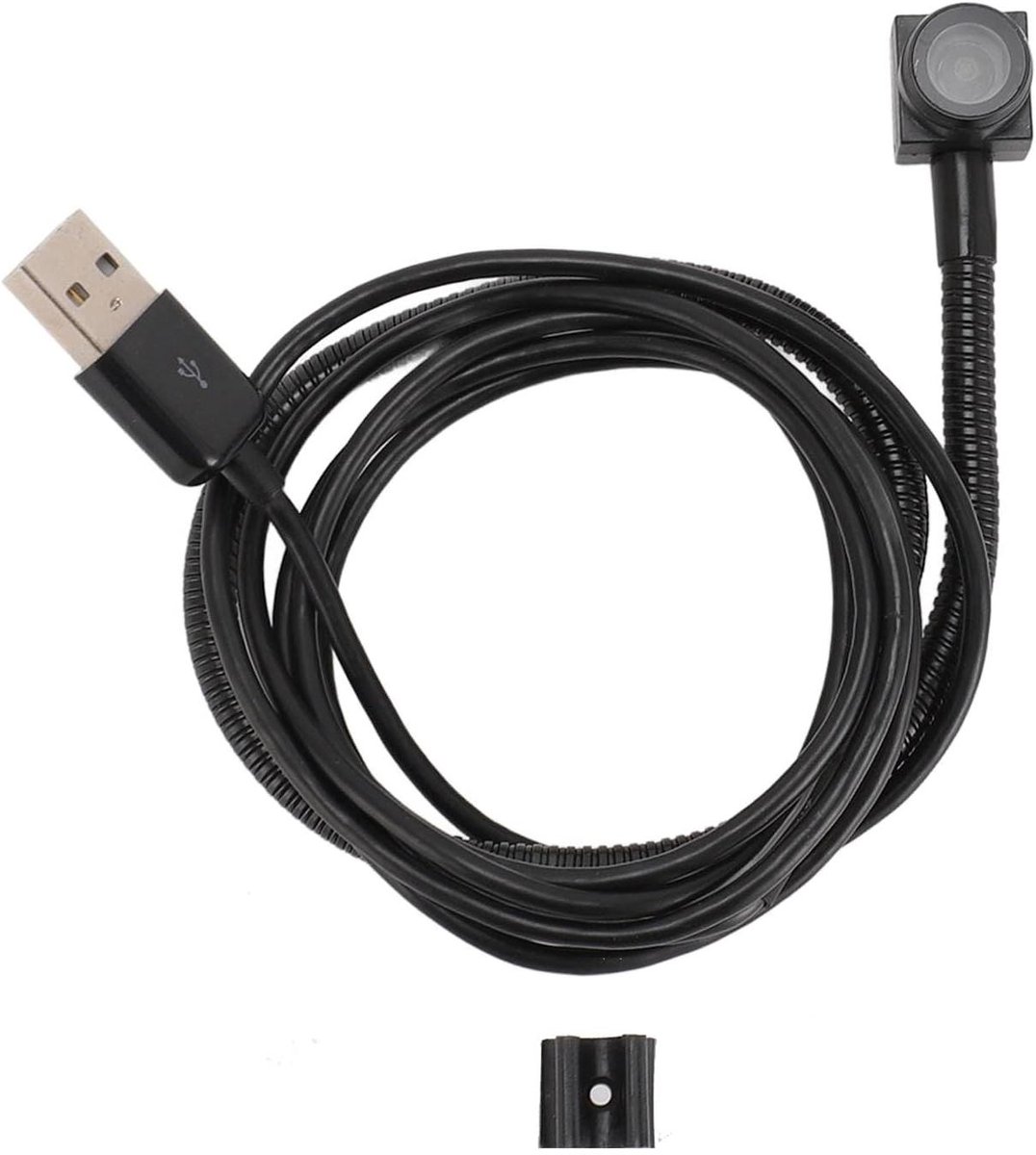 Webcam voor PC - Conferentiecamera - Eye Contact - Ingebouwde Microfoon - 120° Groothoek - Zwart