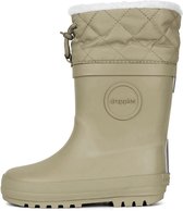 Druppies Winterlaarzen Dames - Gevoerde Regenlaarzen - Snowboots - Sandstone Beige - Maat 41