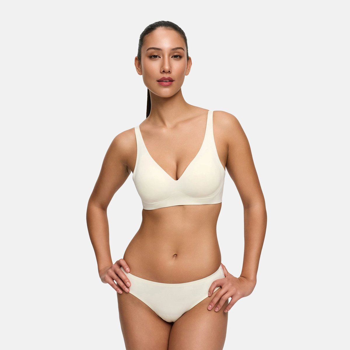 cfab - Kanten string - Wit - 3XL