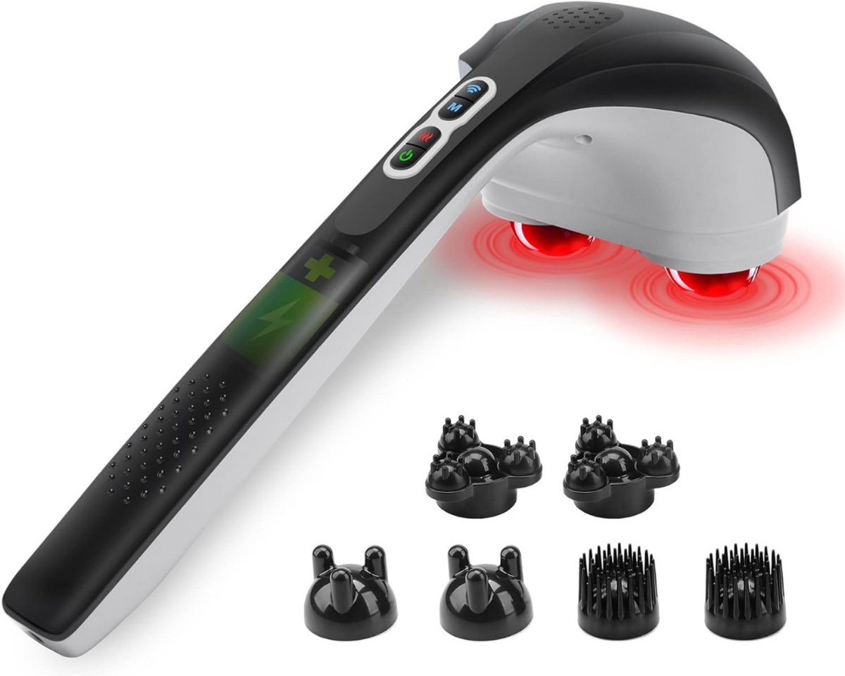 TIM® Handmassage Apparaat - Hand Massage – Handverwarmers – Tegen Gewrichtspijn - Massager – Massageapparaat – Acupresuur + Puntmassage – Zwart - 39cm x 16cm x 13cm