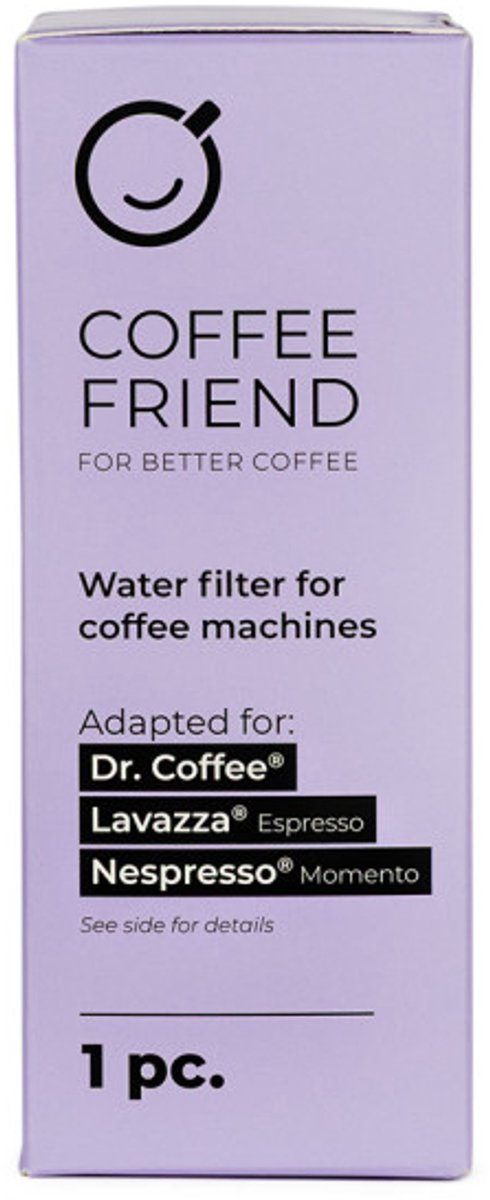 Waterfilter Coffee Friend voor SORSO / Dr. Coffee C11, H1, H2 koffiemachines