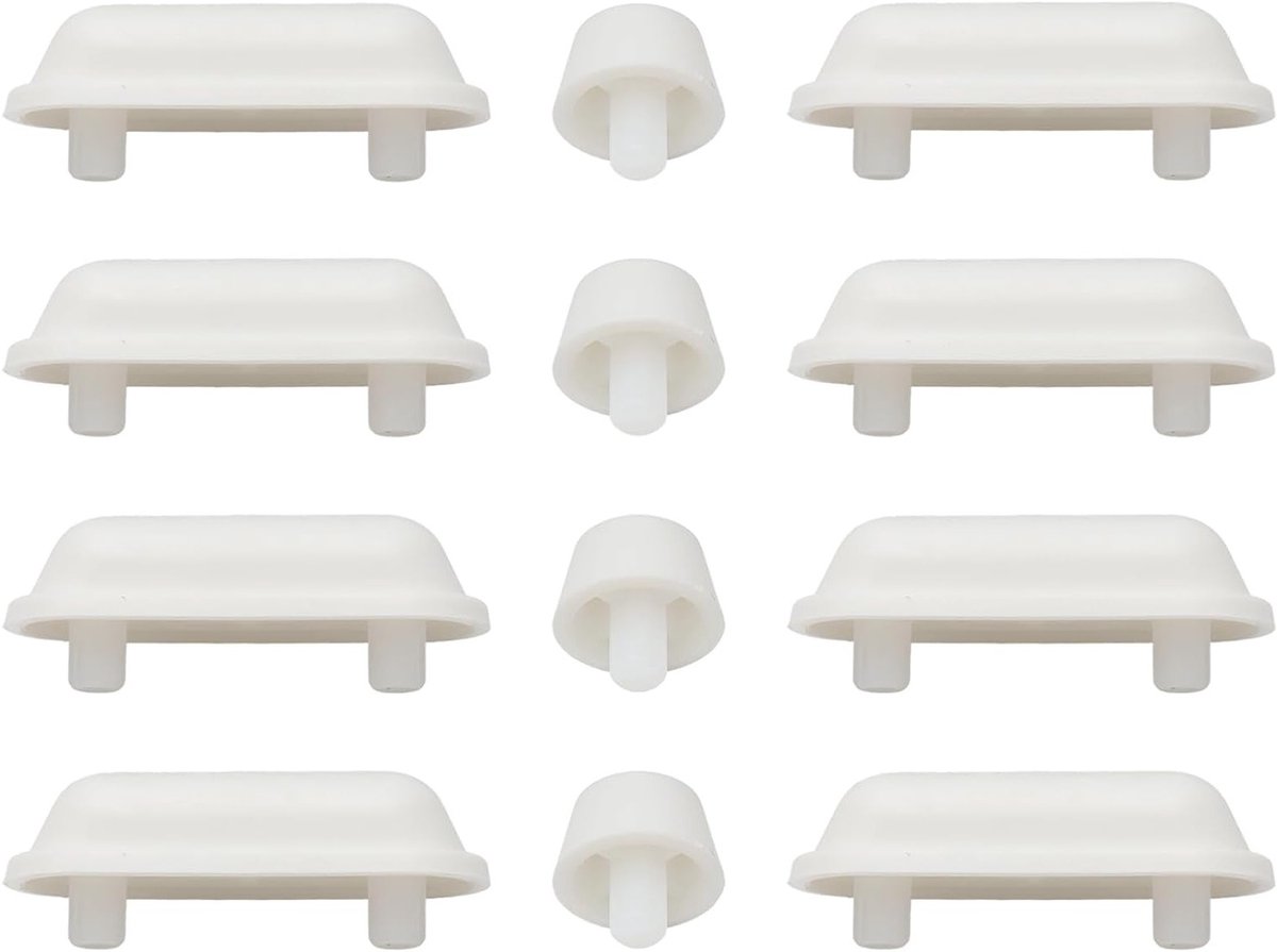 Zelfklevende Toiletzitting Demper, 12 Stuks, Rubber Buffers voor Stil Toiletgebruik, Universele Stopper en Vervangingsonderdelen voor Badkamer en Gastentoilet