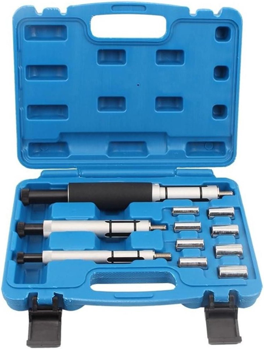 Koppelingsplaat Tool - Koppeling corrector Uitlijner - Auto reparatie - 11-delige set - 28 x 22 x 6 cm - Zwart