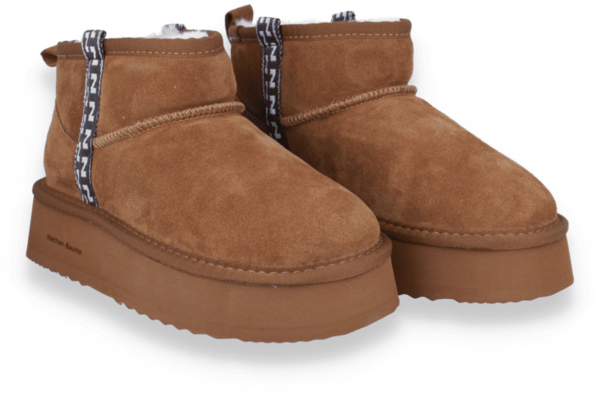 Nathan -baume Dames Enkellaars | Cognac | Maat: 40