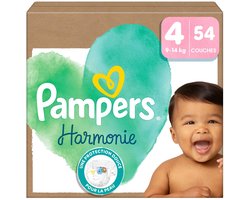Pampers - Harmonie - Maat 4 - Mega Pack - 54 stuks - 9/14KG