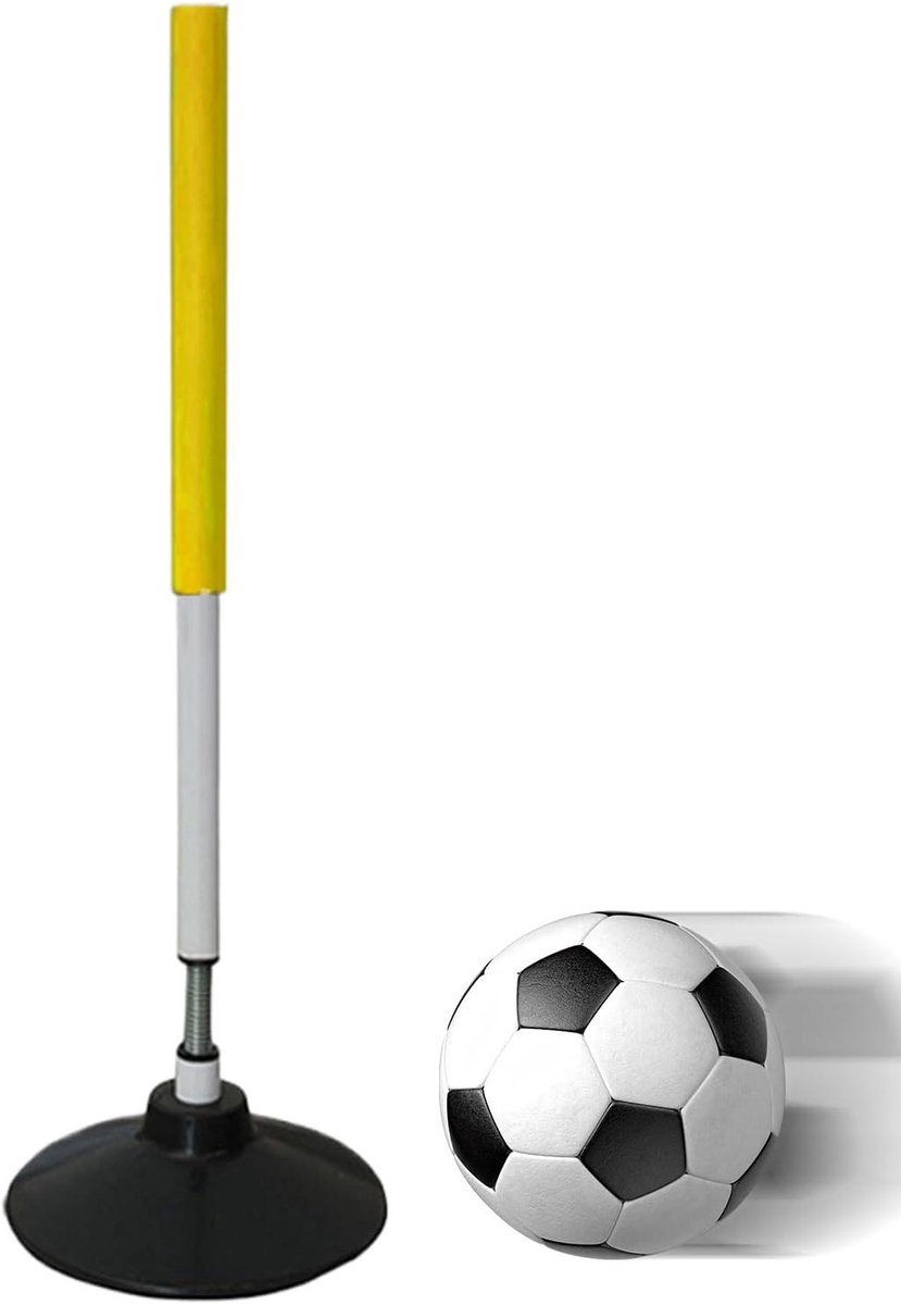 Voetbaltrainingsstokken - Sportuitrusting - Behendigheidstraining - Snelle terugvering - 60 cm - Zwart