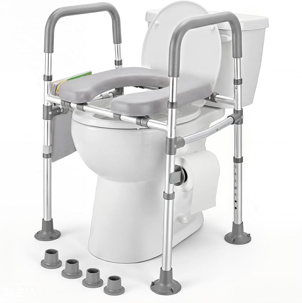 Toiletverhoger - WC verhoger - Zelfstandig Zitten - Verhoogt Zithoogte - 44 x 43 cm - Wit