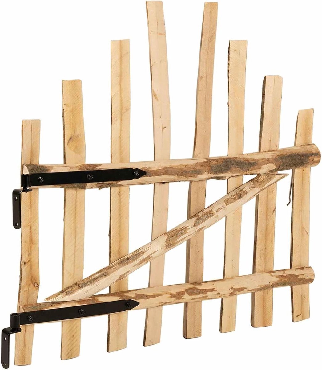 Gebogen hekdeur - Tuinpoort boog - Aantrekkelijke entree - Geïmpregneerd hazelaarhout - 10