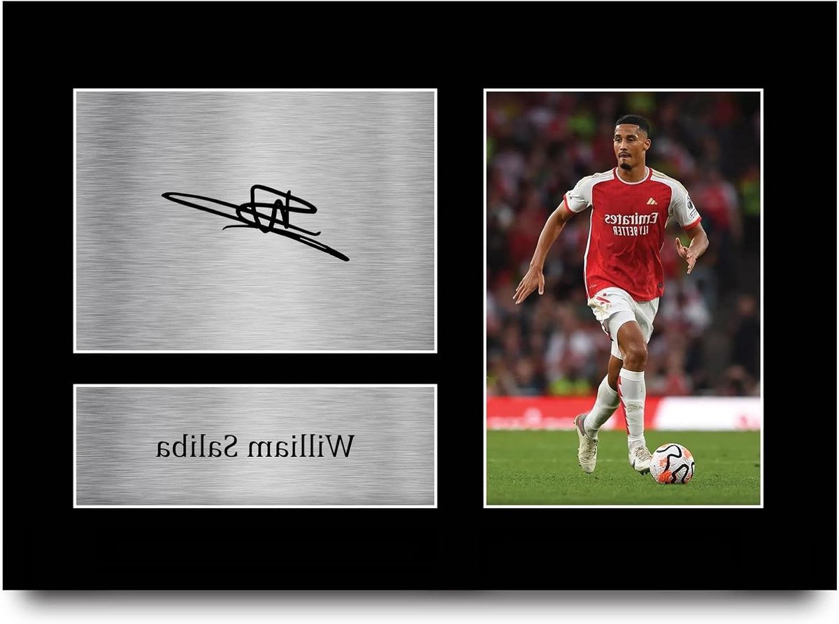 Gesigneerde Foto - Sport Memorabilia - Fotoverzameling - Professioneel Afgewerkt - A4 Formaat - Zwart