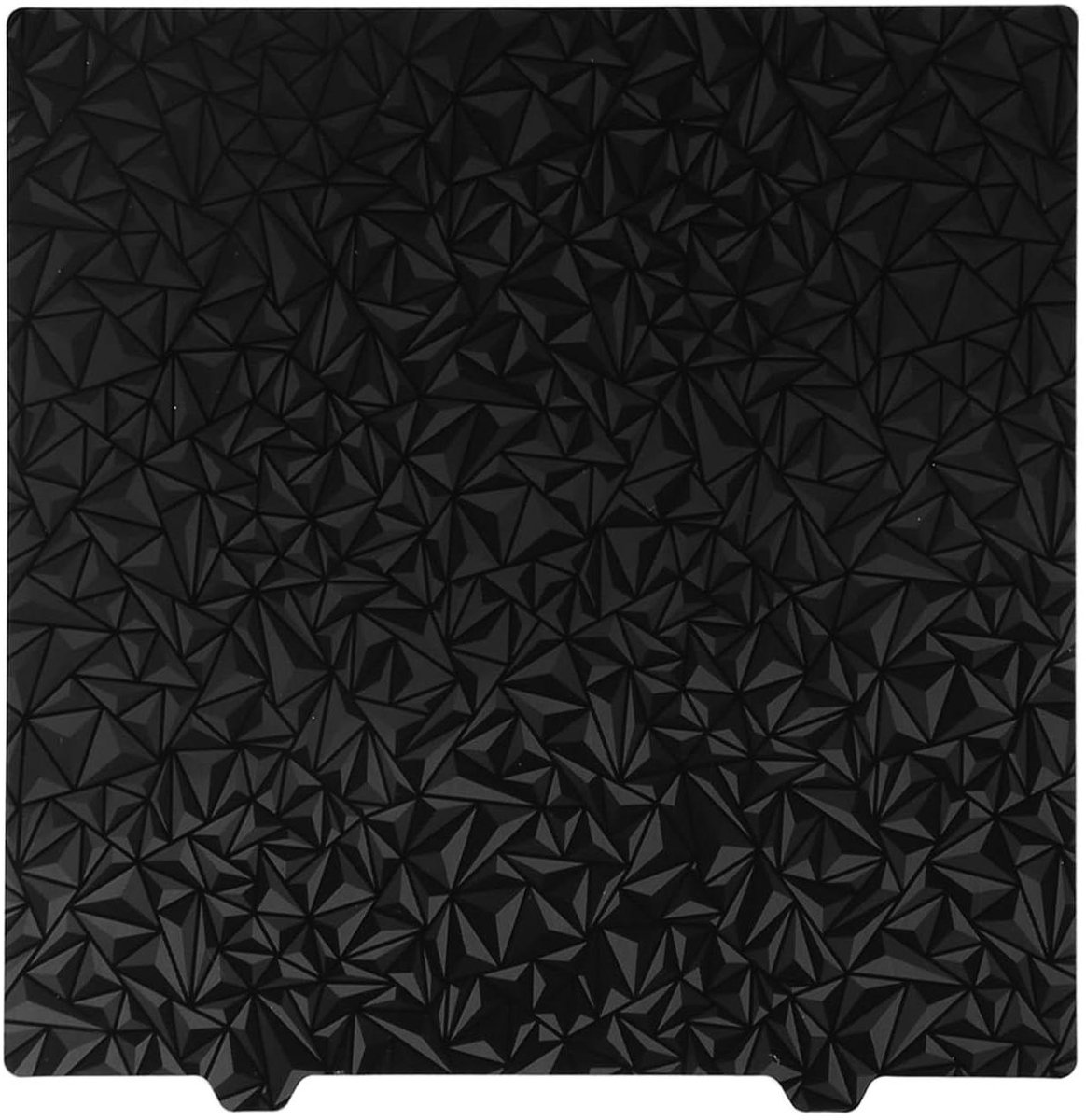 Generic 3D-printer Stalen Plaat, Mat PEI 3D-printer PET PEI-constructieplaat Hoge Temperatuurbestendigheid Hoge Weerstand Metaal 310x310mm voor TPU voor PLA (Stalen plaat)