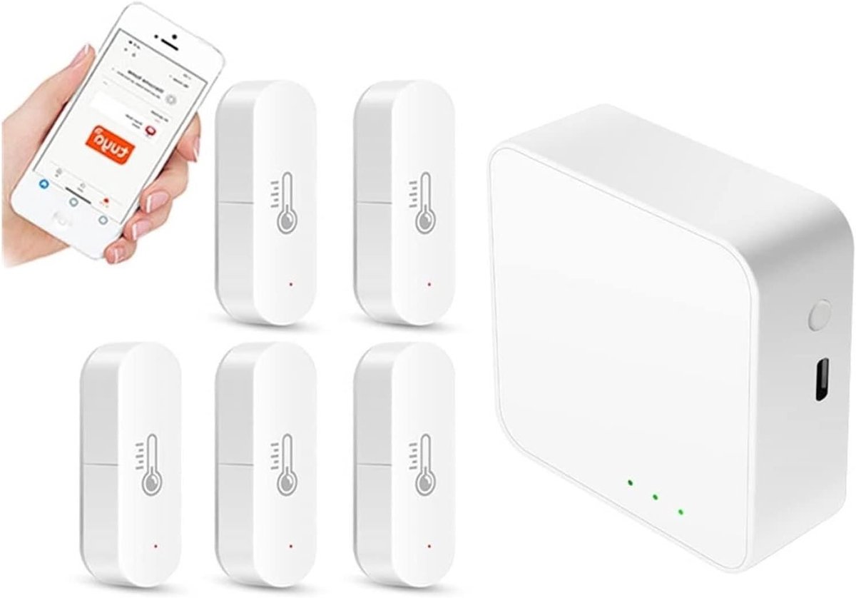 Smart Home Alarm - Beveiligingssysteem Sensor - Huis Beveiligen - Drie in één - 10 mm - Wit