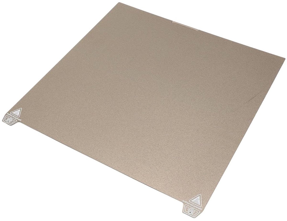 PEI Printbed - Flexibele Plaat - 3D Prints Maken - Dubbelzijdig Gebruik - 370 x 370 mm - Zwart