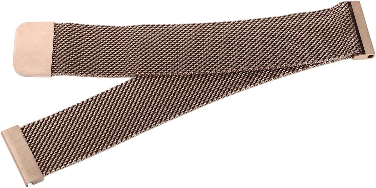 Horlogeband - Smartwatch band - Zakelijk gebruik - Magnetische sluiting - Verstelbaar - Rosé goud