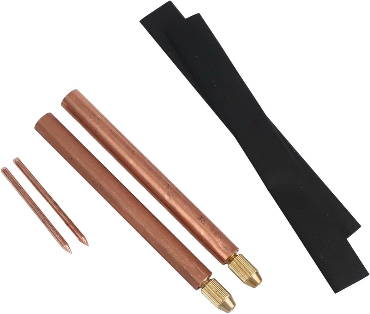 Puntlaspen - Lasklem - Batterijprojecten maken - Koperen kern - 4 AWG kabel - Zwart Messing