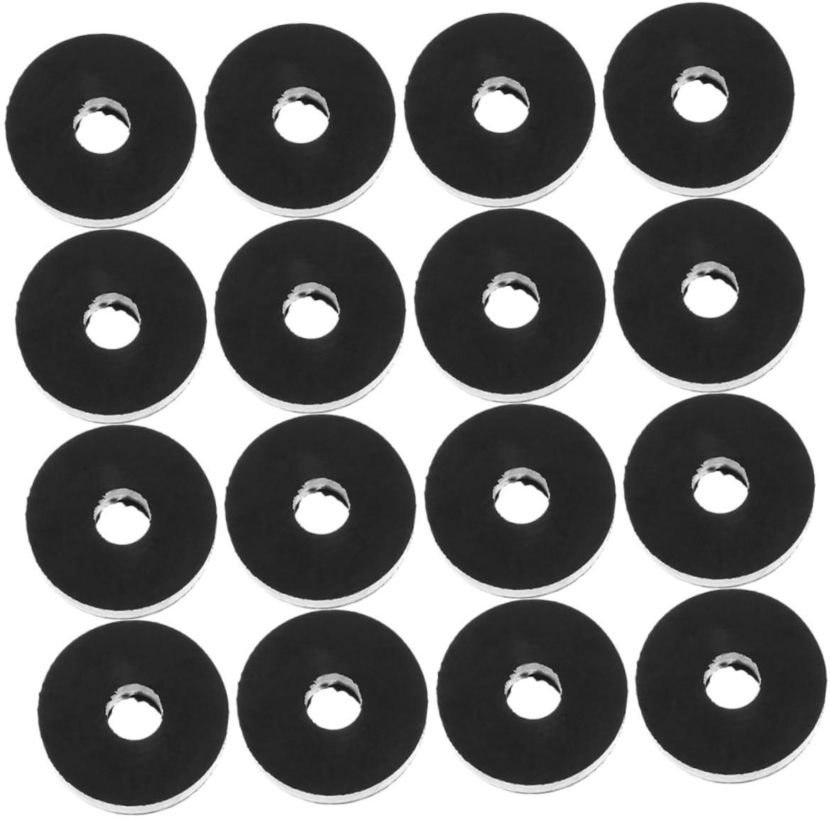 Rubber Ring Set - Dempende Pads - Apparaten Stabiliseren - Slijtvast Ontwerp - 25 Stuks - Zwart