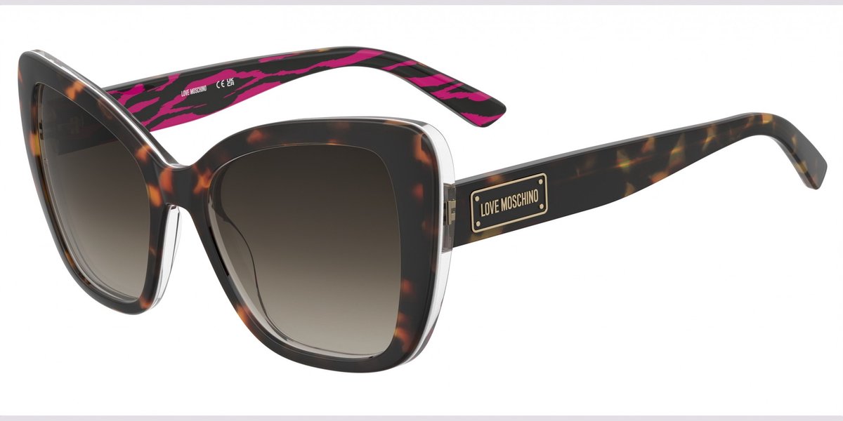 Moschino Love MOL083/S Pink havana pattern 54/18/140 WOMAN Zonnebrillen
