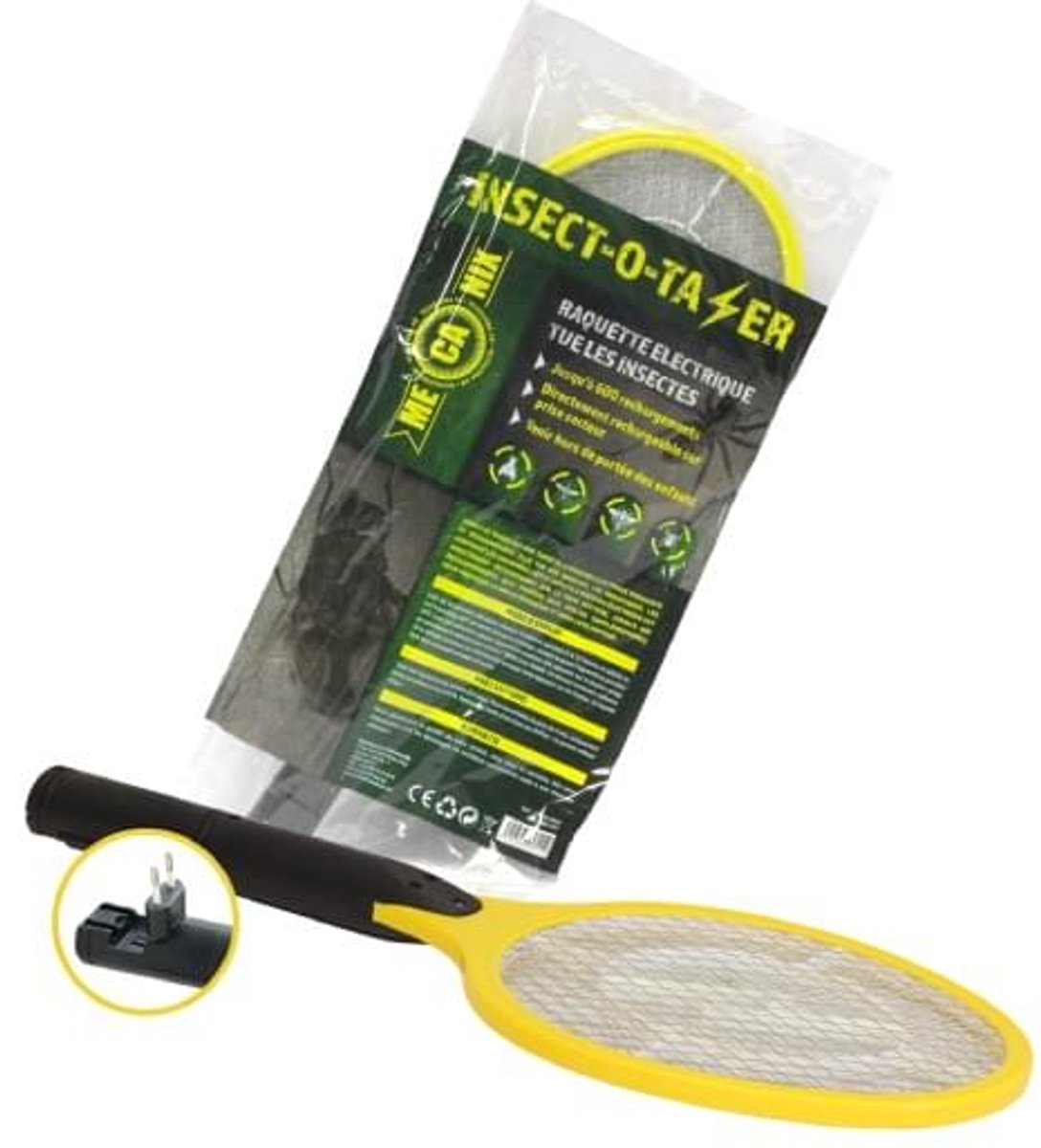 Mecanix Insect-o-taser elektrische vliegenmepper - Effectieve Insectenwering - Met gratis cheatsheet