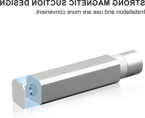 Verstelbare Aluminium GPU Steunbeugel voor PC - Hoogte 75-120mm, Antizakfunctie, Mini Spiral Ontwerp — afbeelding 4