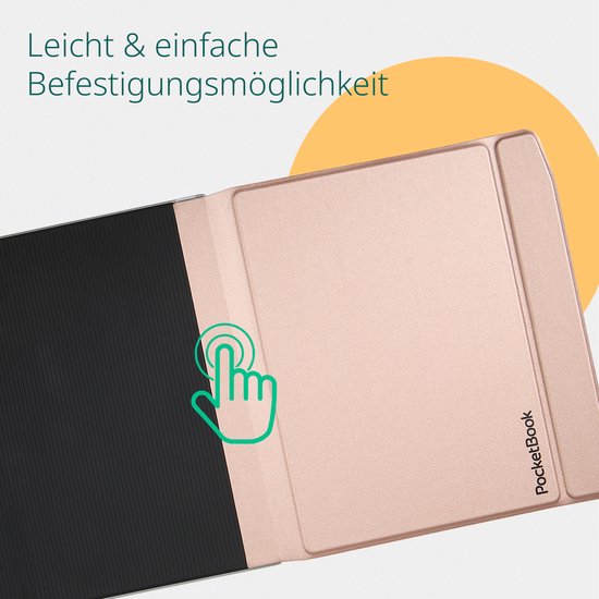PocketBook Era Lite e-reader Stone Green – 7 inch – 16 GB – spatwaterdicht + Stone Green met Beige Flip Cover – voordeelbundel — afbeelding 4