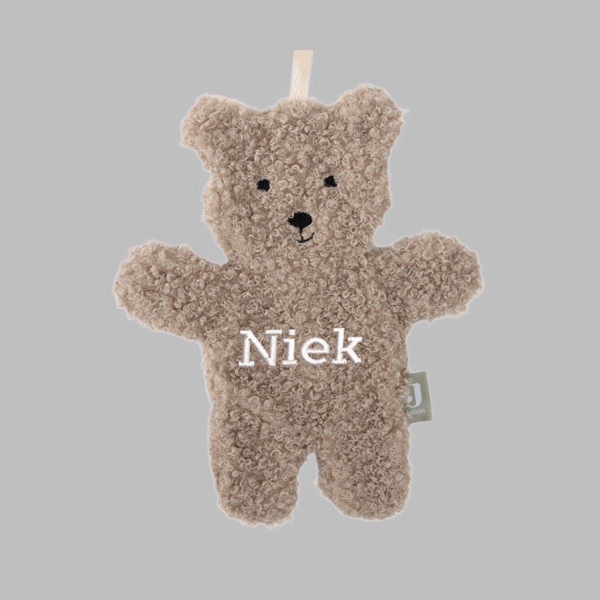 Speendoekje Teddy Bear met naam - baby - kraamcadeau - babyshower - geborduurd - gepersonaliseerd - Jollein