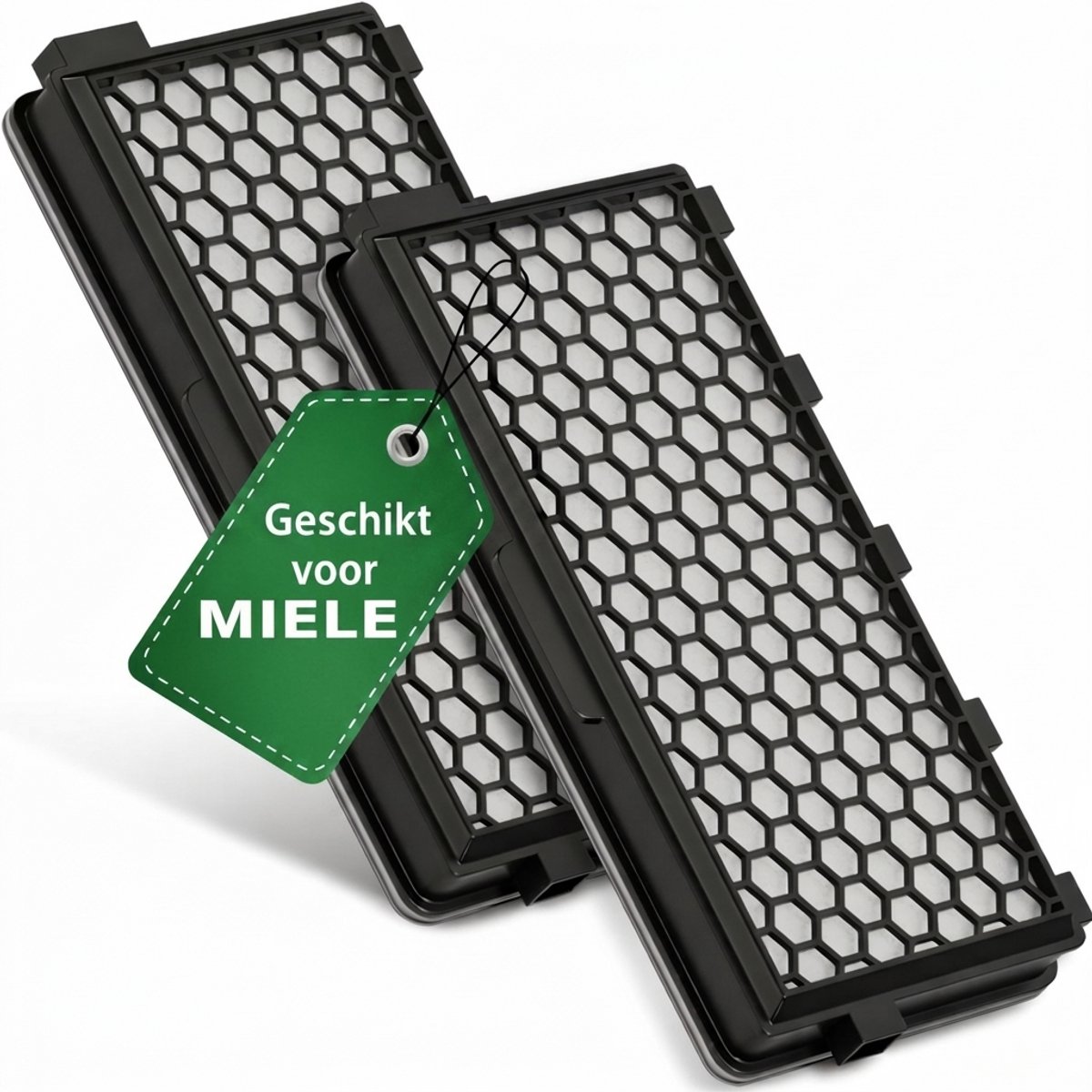 JC's® - HEPA Filter Geschikt voor Miele Stofzuiger – Vervangt SF-HA 50 – Voor Complete C3, C2, Compact C2, S8, S6, S5 – Premium Kwaliteit – 2 STUK(S)