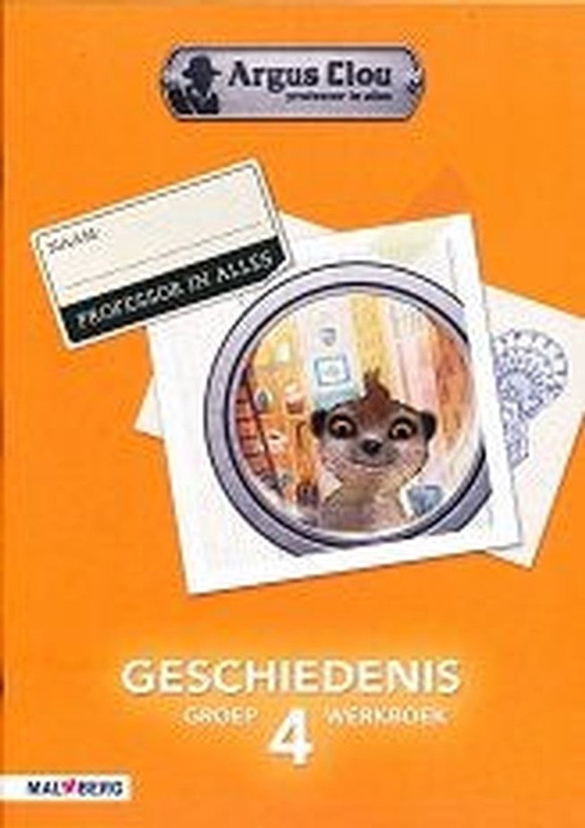Argus Clou Geschiedenis werkboek groep 4 (pak 5 stuks)