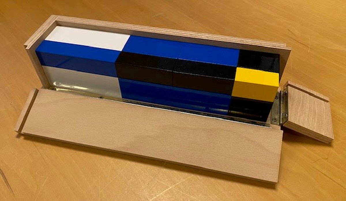 Montessori de Vierde macht van een binoom