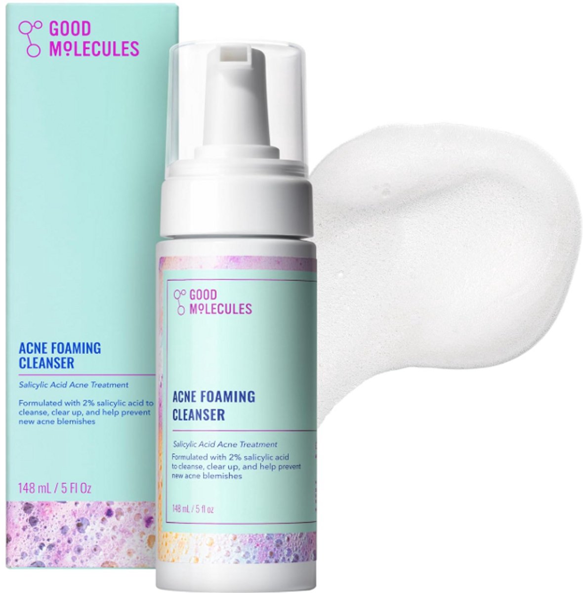 Good Molecules Acne Foaming Cleanser - Acne en puistjes - 148ml